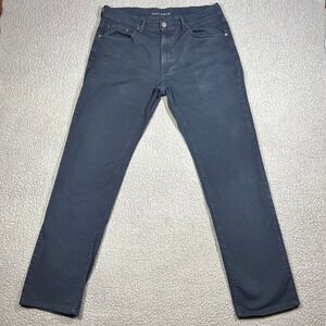 Mott & Bow Slim Merc Navy Jeans Mens 35 Dark Wash Stretch Denim Pants